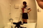 Gカップと制服（女子校生）の私 エロ動画 iPhone 7 | エロ動画